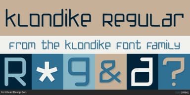 Klondike by Fonthead Design — Display Font — thumbnail 1