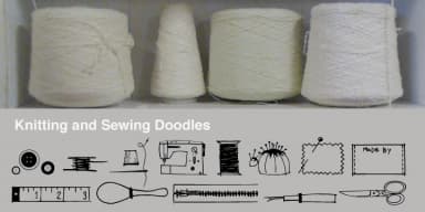 Knitting and Sewing Doodles by Outside the Line — Dingbats Font — thumbnail 2