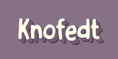 Knofedt by Pizzadude.dk — Decorative Font — thumbnail 1