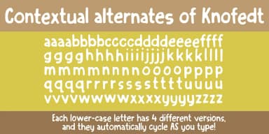 Knofedt by Pizzadude.dk — Decorative Font — thumbnail 5
