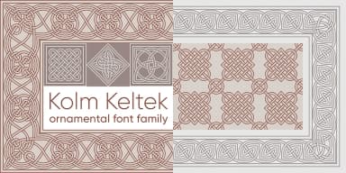 Kolm Keltek by 2D Typo — Dingbats Font — thumbnail 2