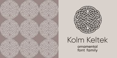Kolm Keltek by 2D Typo — Dingbats Font — thumbnail 3