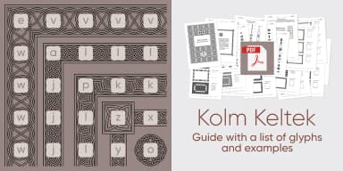 Kolm Keltek by 2D Typo — Dingbats Font — thumbnail 6