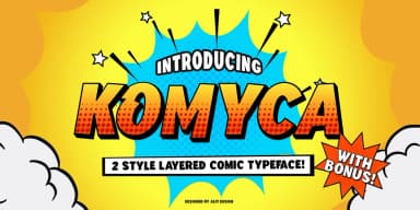 Komyca by Alit Design — Decorative Font — thumbnail 1