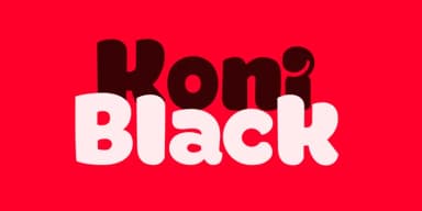 KoniBlack by Rodrigo Typo — Decorative Font — thumbnail 2