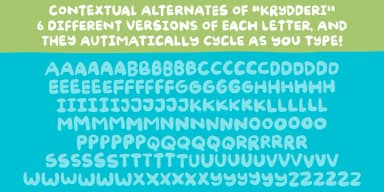 KRYDDERI by Pizzadude.dk — Display Font — thumbnail 3