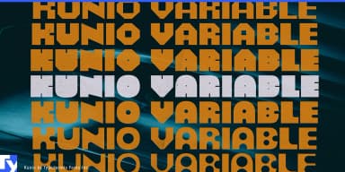 KUNIO VARIABLE by Typodermic Fonts Inc. — Decorative Font — thumbnail 1