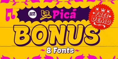 La Pica Bonus by Rodrigo Typo — Display Font — thumbnail 2