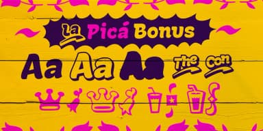 La Pica Bonus by Rodrigo Typo — Display Font — thumbnail 4