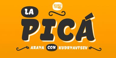 LA PICá by Rodrigo Typo — Display Font — thumbnail 2