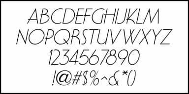 LADIES WEAR JNL by Jeff Levine Fonts — Decorative Font — thumbnail 5