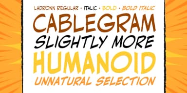 LADRONN by Comicraft — Decorative Font — thumbnail 2