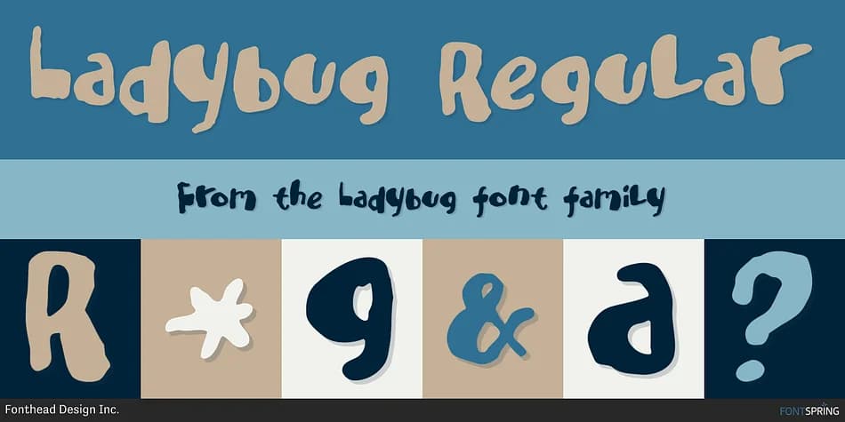 Ladybug by Fonthead Design — Display Font