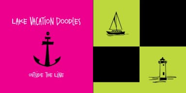 Lake Vacation Doodles by Outside the Line — Dingbats Font — thumbnail 4