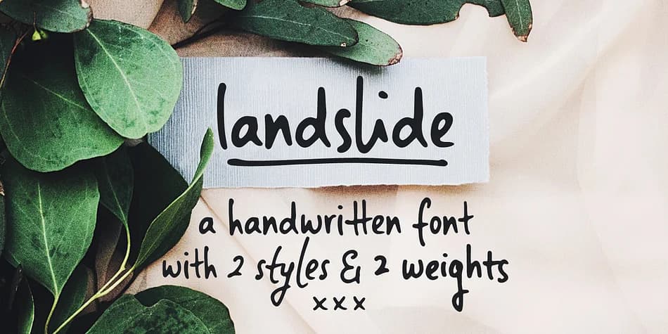 Landslide by Ana's Fonts — Dingbats Font