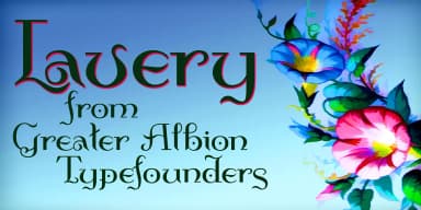 Lavery by Greater Albion Typefounders — Decorative Font — thumbnail 1