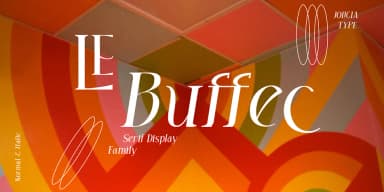 LE Buffec by Jolicia Type — Decorative Font — thumbnail 1