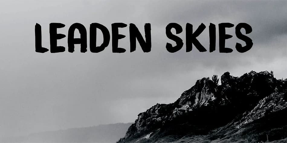 Leaden Skies by Kitchen Table Type Foundry — Display Font