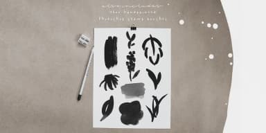Leaves and Twigs by Ana's Fonts — Dingbats Font — thumbnail 7