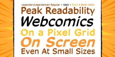 Legendary Legerdemain by Comicraft — Decorative Font — thumbnail 2