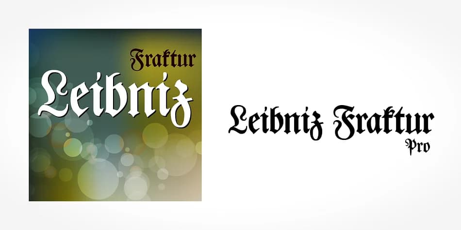 Leibniz Fraktur Pro by SoftMaker — Blackletter Font