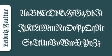 Leibniz Fraktur Pro by SoftMaker — Blackletter Font — thumbnail 2
