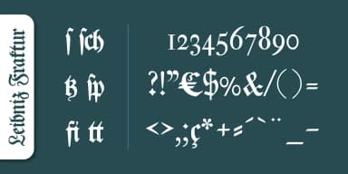 Leibniz Fraktur Pro by SoftMaker — Blackletter Font — thumbnail 3