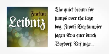 Leibniz Fraktur Pro by SoftMaker — Blackletter Font — thumbnail 4