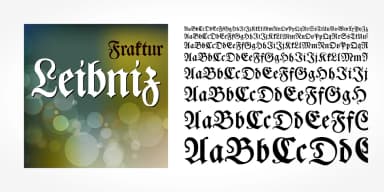 Leibniz Fraktur Pro by SoftMaker — Blackletter Font — thumbnail 5