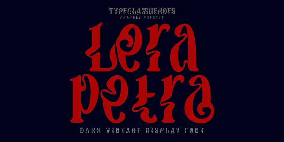 Lerapetra by TypeClassHeroes — Decorative Font