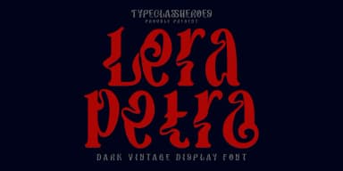 Lerapetra by TypeClassHeroes — Decorative Font — thumbnail 1