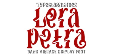 Lerapetra by TypeClassHeroes — Decorative Font — thumbnail 10