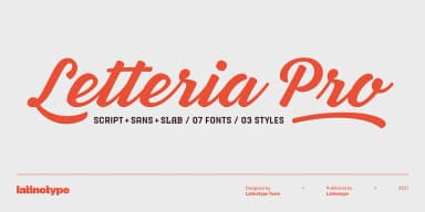 Letteria Pro by Latinotype — Script Handwritten Font — thumbnail 1
