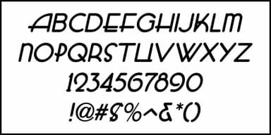 LETTERING BOOK JNL by Jeff Levine Fonts — Decorative Font — thumbnail 5