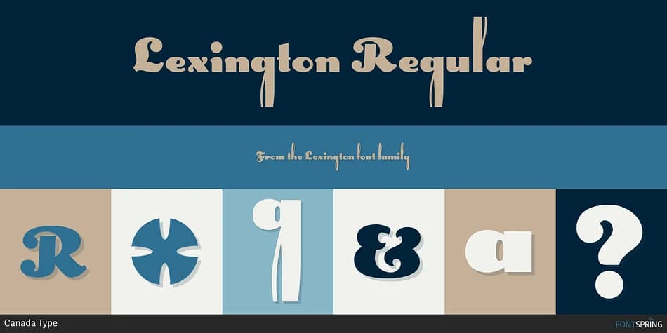 Lexington by Canada Type — Script Handwritten Font