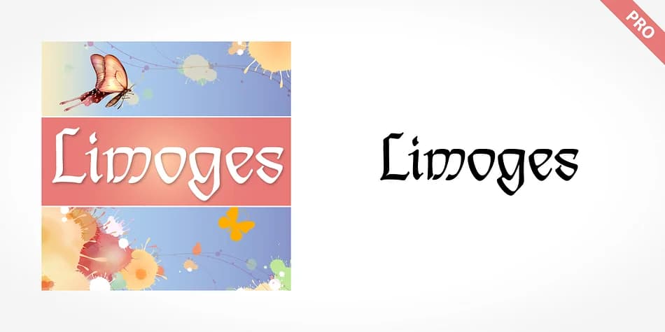 Limoges Pro by SoftMaker — Blackletter Font