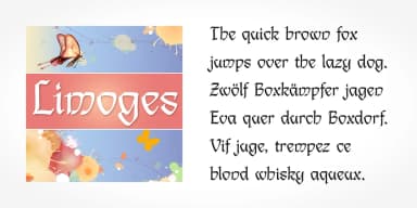 Limoges Pro by SoftMaker — Blackletter Font — thumbnail 4