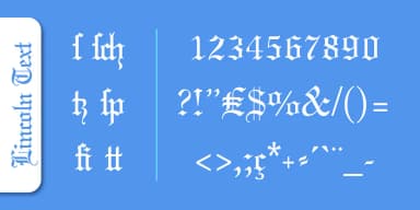 Lincoln Text Pro by SoftMaker — Blackletter Font — thumbnail 3