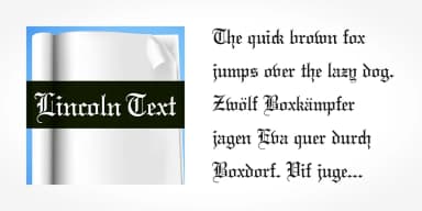 Lincoln Text Pro by SoftMaker — Blackletter Font — thumbnail 4
