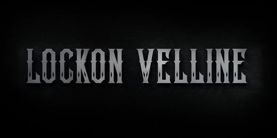 LOCKON VELLINE by Seventh Imperium — Blackletter Font