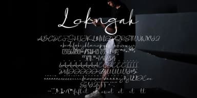 Lokngah by Ayska — Script Handwritten Font — thumbnail 6