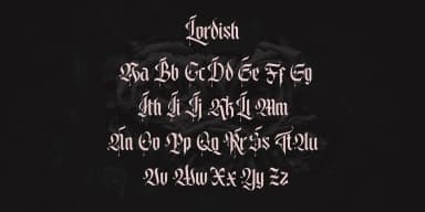 Lordish by Creative Media Lab — Blackletter Font — thumbnail 4