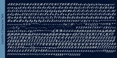 Lorette by Stiggy & Sands — Script Handwritten Font — thumbnail 5