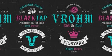 Los Reyes by roomspace — Blackletter Font — thumbnail 7