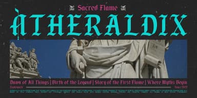 Los Reyes by roomspace — Blackletter Font — thumbnail 8