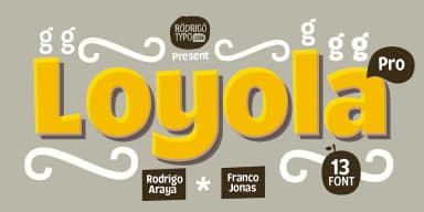 Loyola Pro by Rodrigo Typo — Decorative Font — thumbnail 2