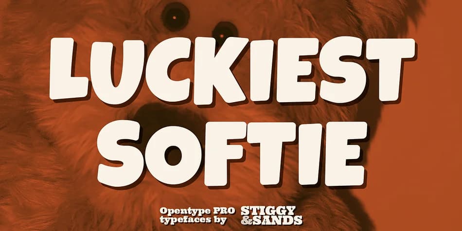LUCKIEST SOFTIE PRO by Stiggy & Sands — Decorative Font