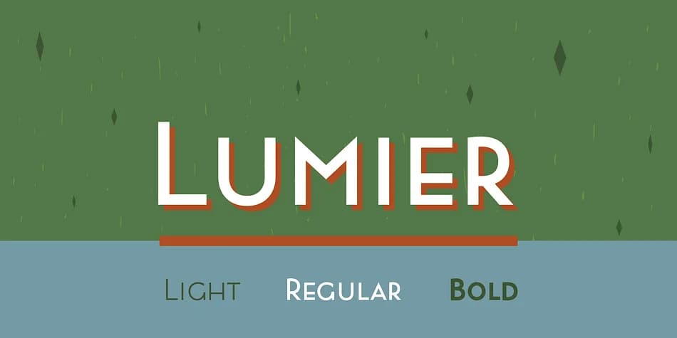 Lumier by Tour de Force Font Foundry — Decorative Font — preview 1