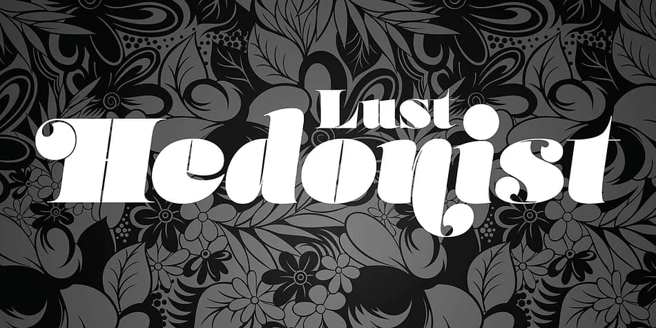 Lust Hedonist by Positype — Decorative Font — preview 1