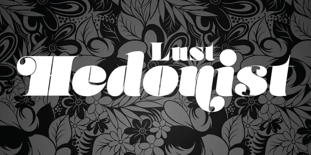 Lust Hedonist by Positype — Decorative Font
